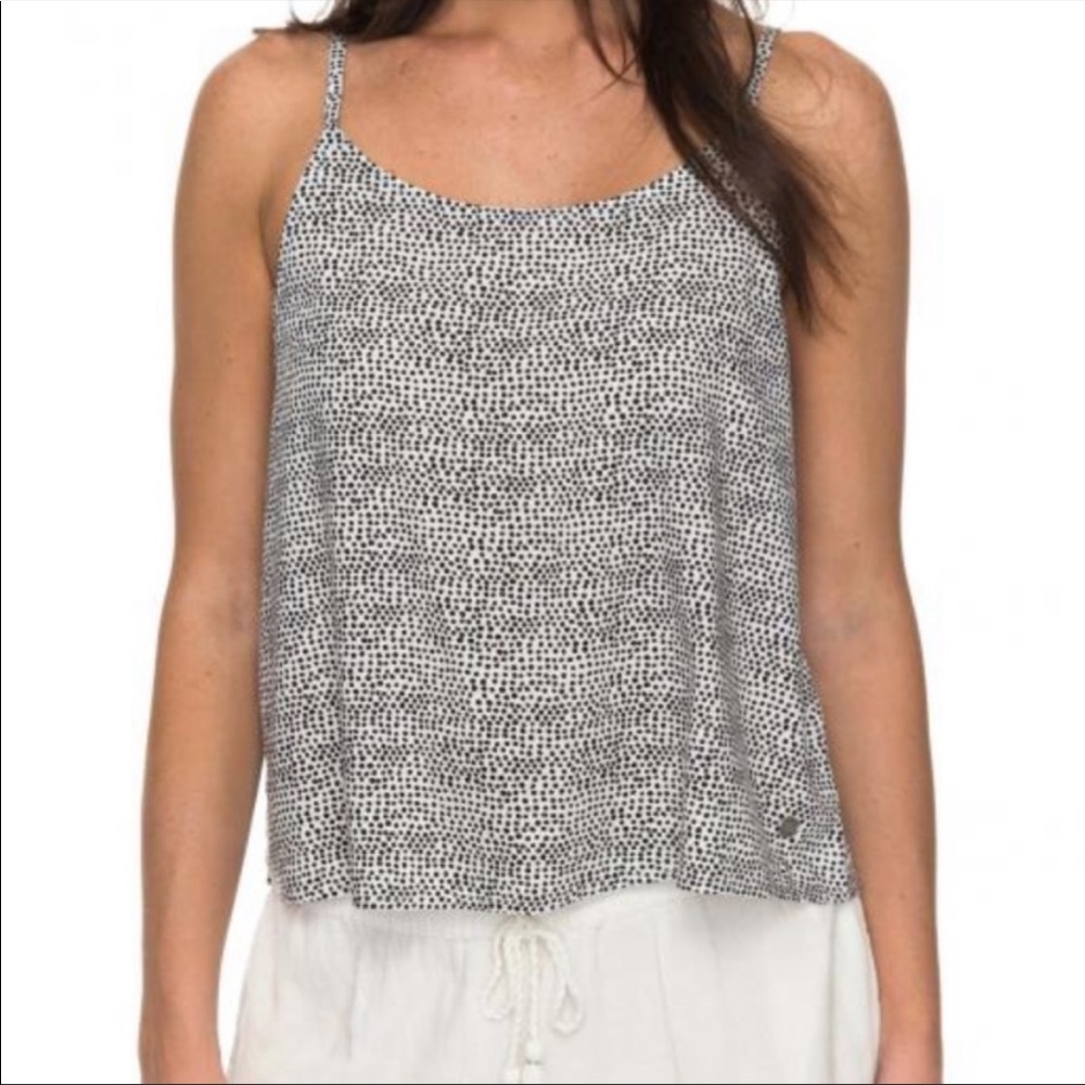 Roxy polka dot tank top S